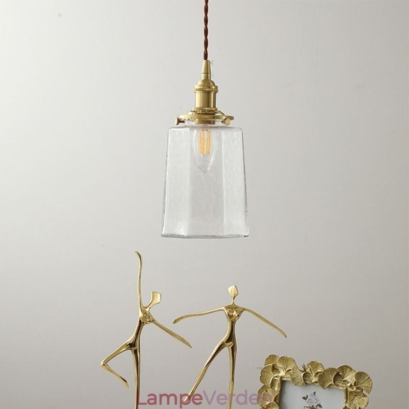 Moderne minimalistisk glaspendel, dekorativ loftslampe
