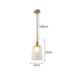 Moderne minimalistisk glaspendel, dekorativ loftslampe