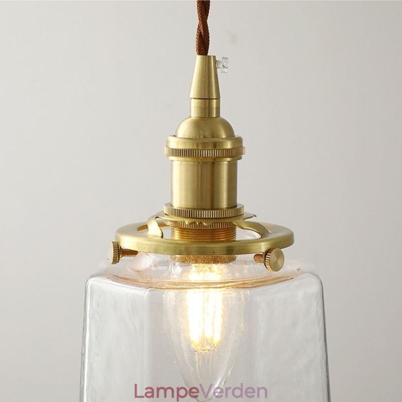 Moderne minimalistisk glaspendel, dekorativ loftslampe