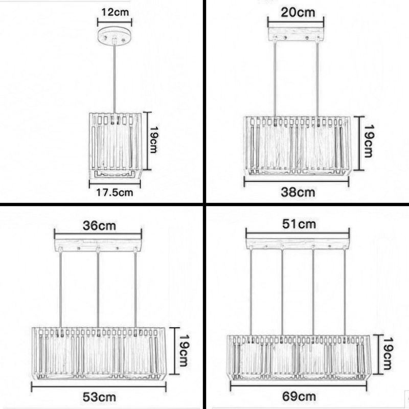 Minimalistisk pendel i træbur