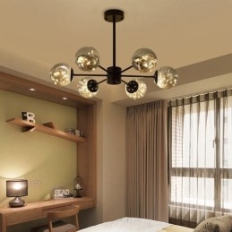 Magic Bean Pendel Light Nordic Style Glas Kugle Gypsophila Pendel Light
