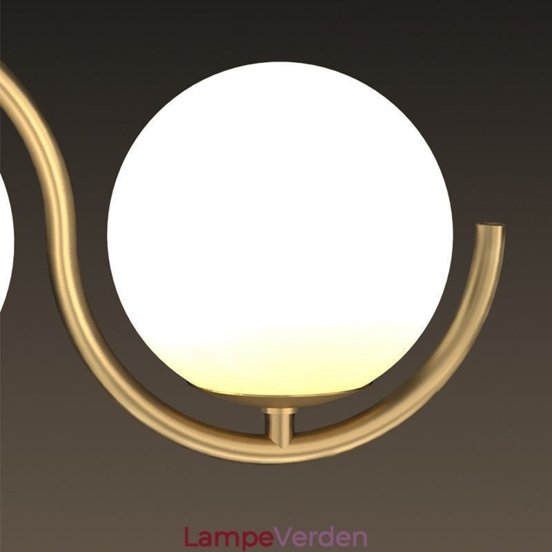 Moderne Glas Globe Pendel Light Minimalistisk Lysarmatur