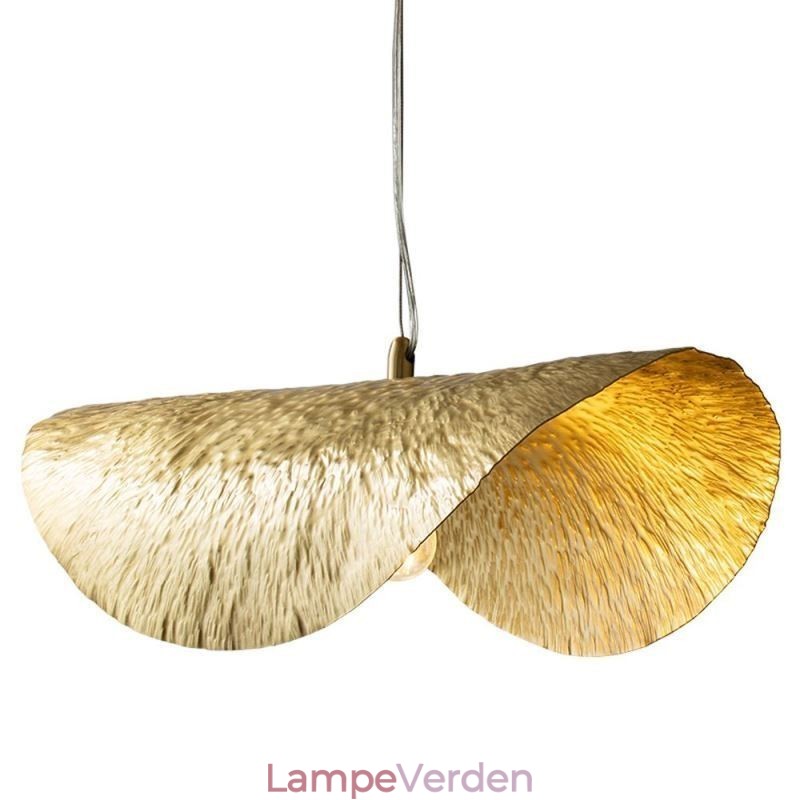 Messing Pendel Moderne Minimalistisk Lotus Leaf Loftslampe