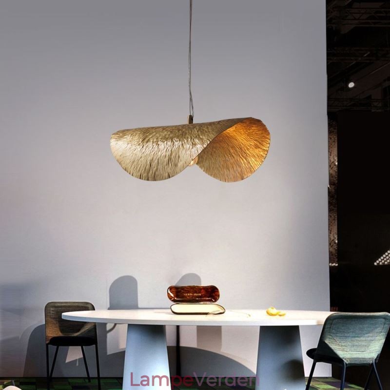 Messing Pendel Moderne Minimalistisk Lotus Leaf Loftslampe