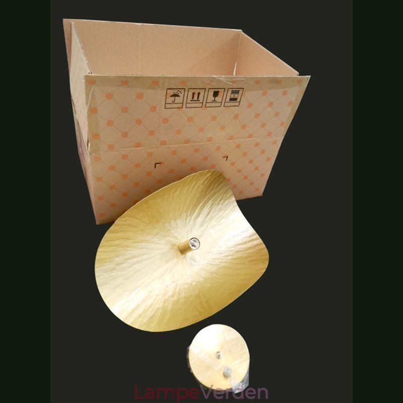 Messing Pendel Moderne Minimalistisk Lotus Leaf Loftslampe