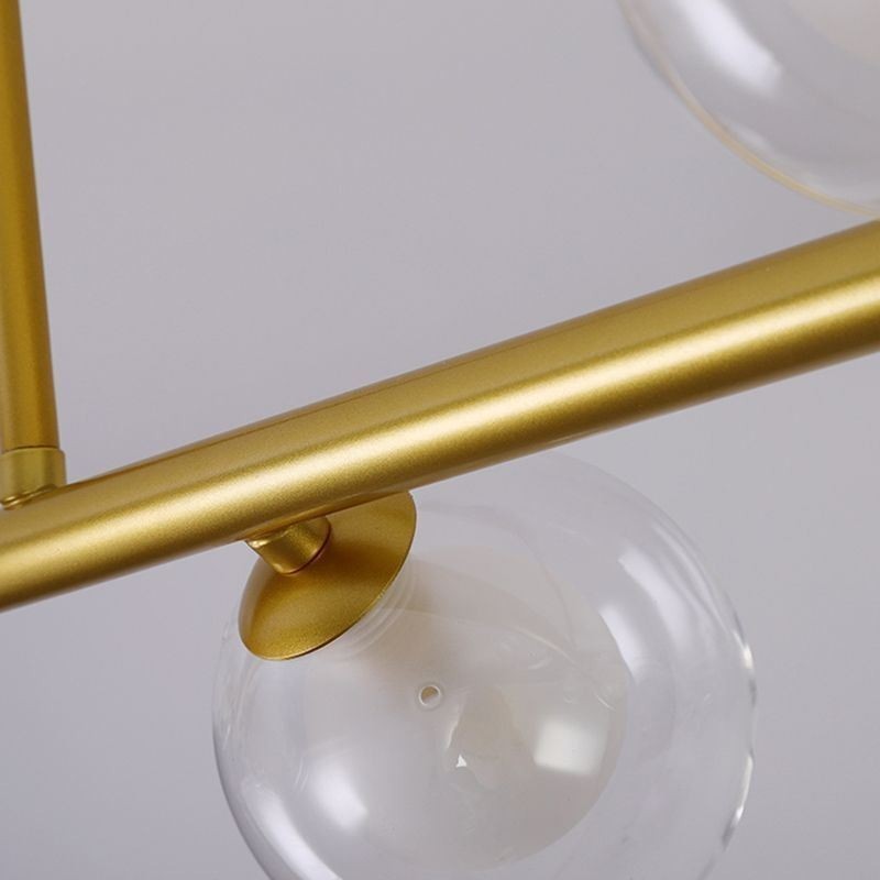 Lysekrone Glas Globe Vandret Type Pendel