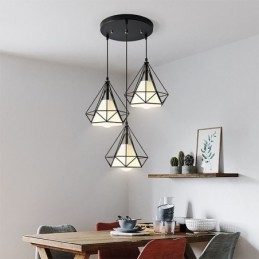 Diamantformet pendel moderne minimalistisk dekorativ lysarmatur