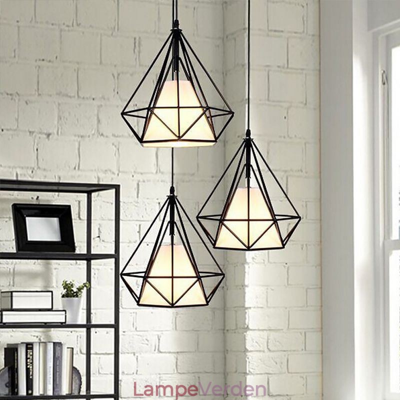 Diamantformet pendel moderne minimalistisk dekorativ lysarmatur