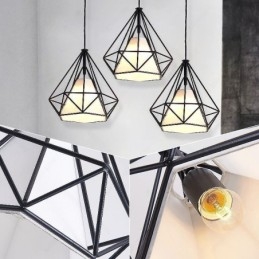 Diamantformet pendel moderne minimalistisk dekorativ lysarmatur