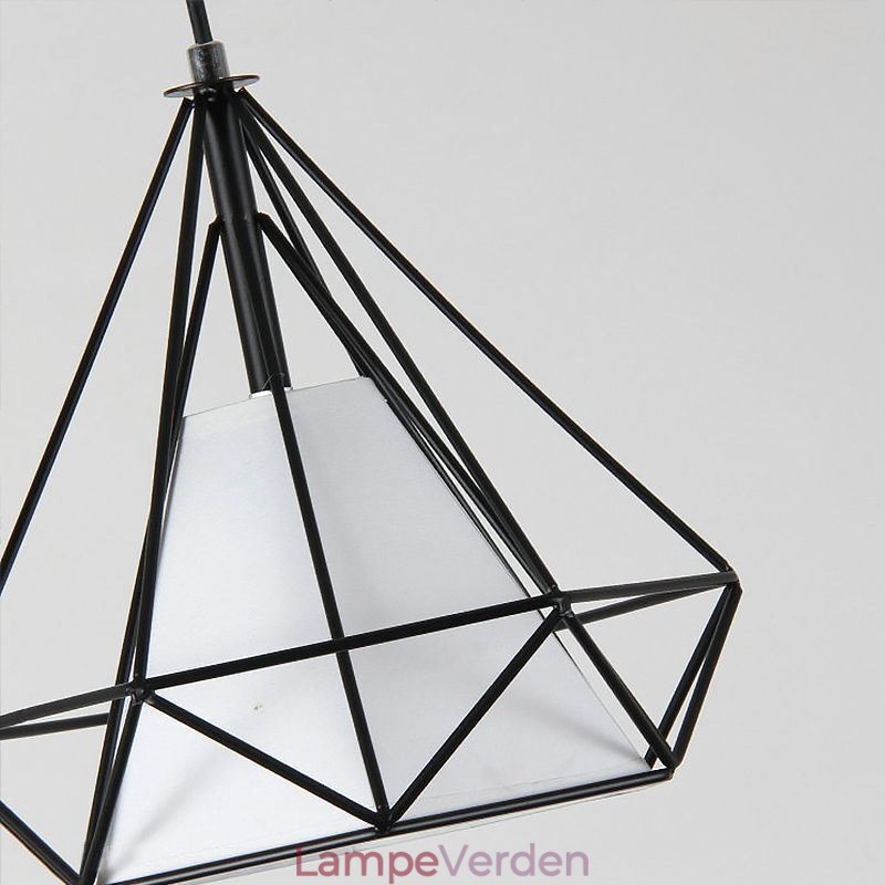 Diamantformet pendel moderne minimalistisk dekorativ lysarmatur