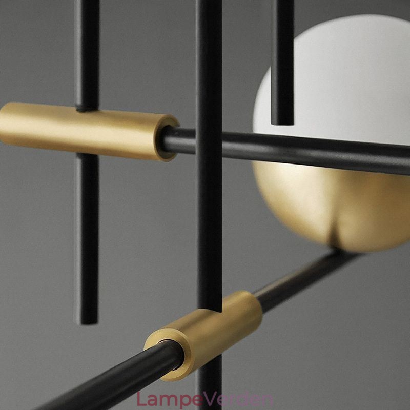 Glaskugle lysekrone loftslampe