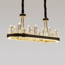 Moderne Crystal Pendel Light Crystal Loftslampe