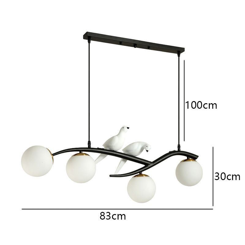 Moderne Minimalistisk Branch Pendel Light 4 Lamp Dekorativ Light