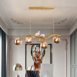 Moderne Minimalistisk Branch Pendel Light 4 Lamp Dekorativ Light
