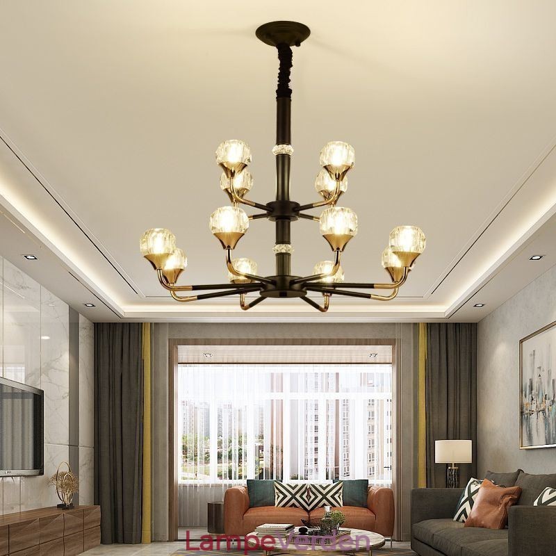 Moderne Crystal Pendel Light Elegant Crystal lysekrone