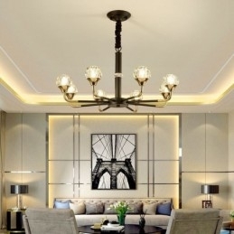 Moderne Crystal Pendel Light Elegant Crystal lysekrone