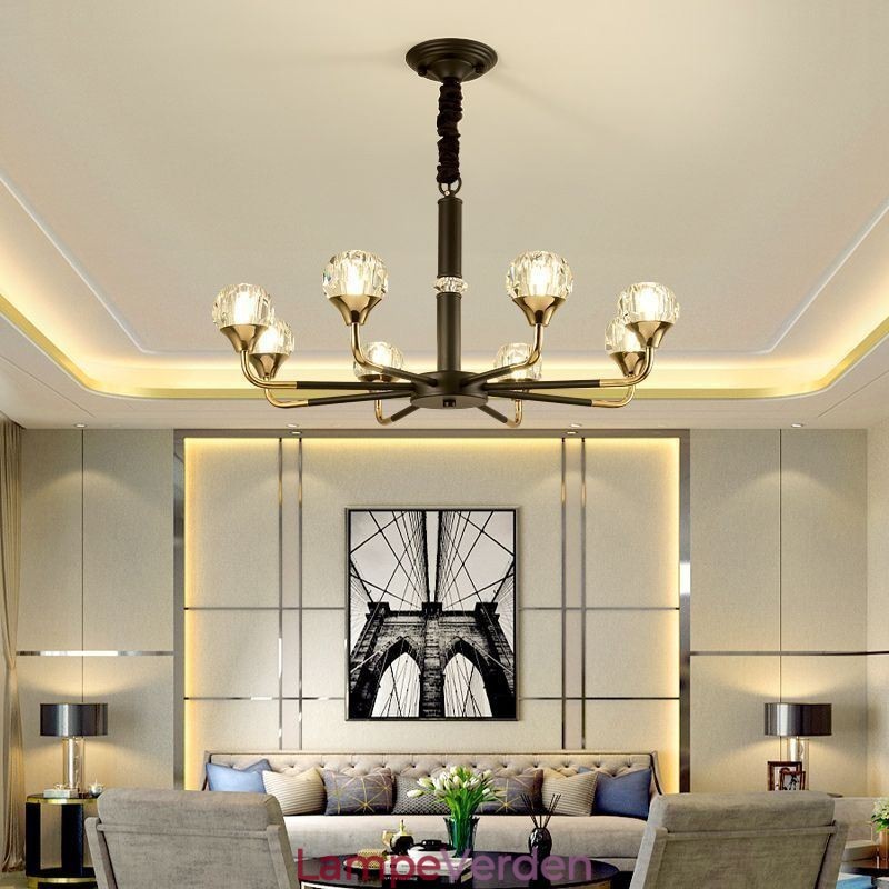 Moderne Crystal Pendel Light Elegant Crystal lysekrone