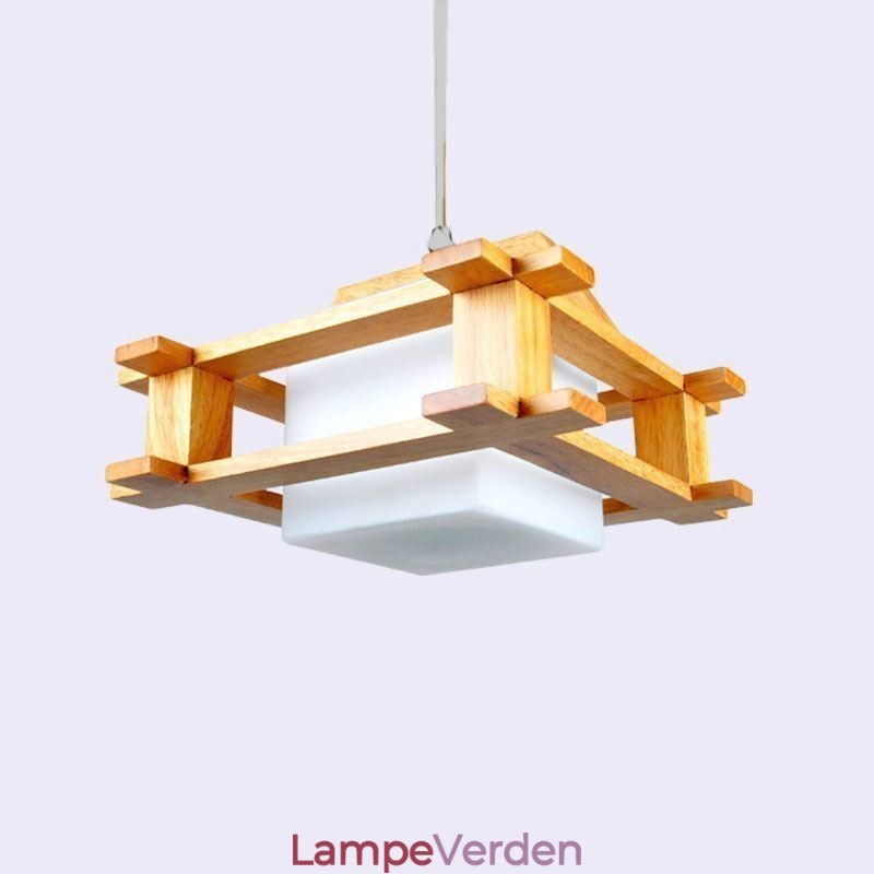 Nordic Style Eg Pendel med Frosted Glas Lampeskærm Cafe