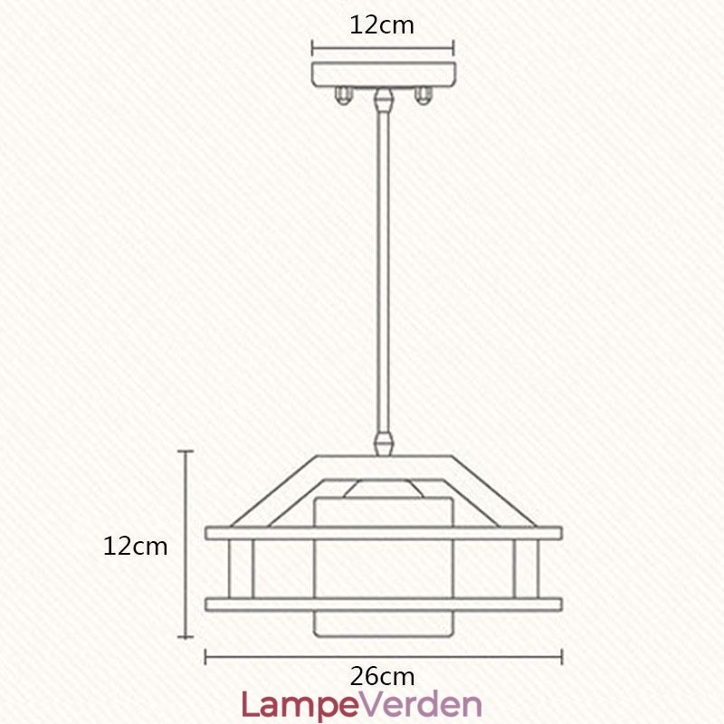 Nordic Style Eg Pendel med Frosted Glas Lampeskærm Cafe
