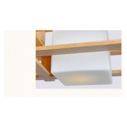 Creative 3 Lights Eg Pendel Lampe Dekorativ Træ Loftslys Cafe