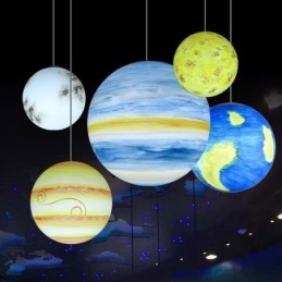 Nordic Planet Design Pendel Unik Solar System Planets Lysekrone