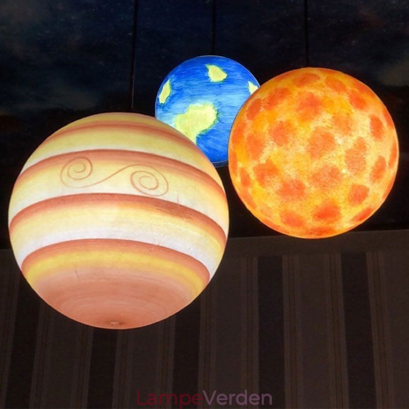 Nordic Planet Design Pendel Unik Solar System Planets Lysekrone