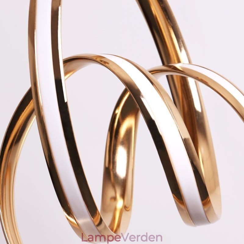 Moderne Minimalistisk Pendel Unik Circular Twist Light Fixture Island