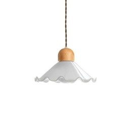 Moderne blonder glas pendel lys enkelt hoved pendel lampe