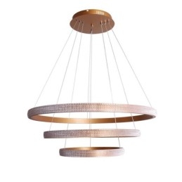 Moderne Pendel Akryl 3 Ringe Lampe 80+60+40cm