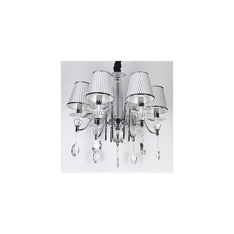 Moderne moderne krystal galvaniseret lysekrone