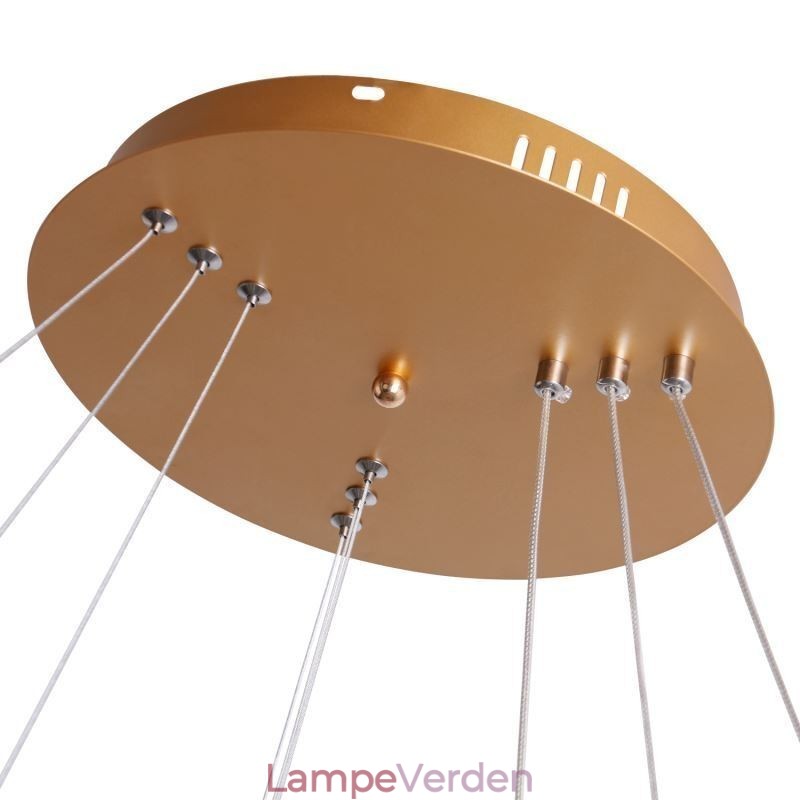 Moderne Pendel Akryl 3 Ringe Lampe 80+60+40cm
