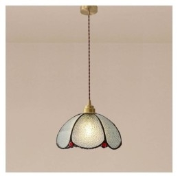 Minimalistisk Petal Glas Pendel Light Enkelt Head Glas Pendel Lampe