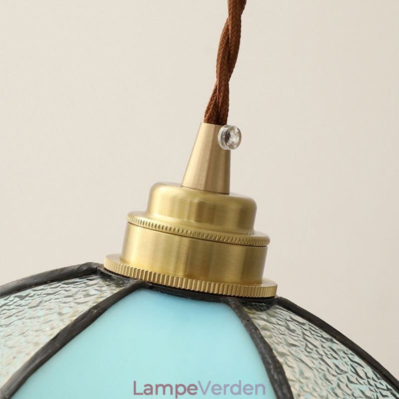 Minimalistisk Petal Glas Pendel Light Enkelt Head Glas Pendel Lampe