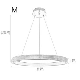 Ring pendel Minimalistisk akryl lysarmatur