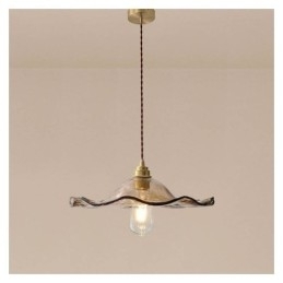 Lotus Leaf Glas Pendel Light Kreativt dekorativt lysarmatur