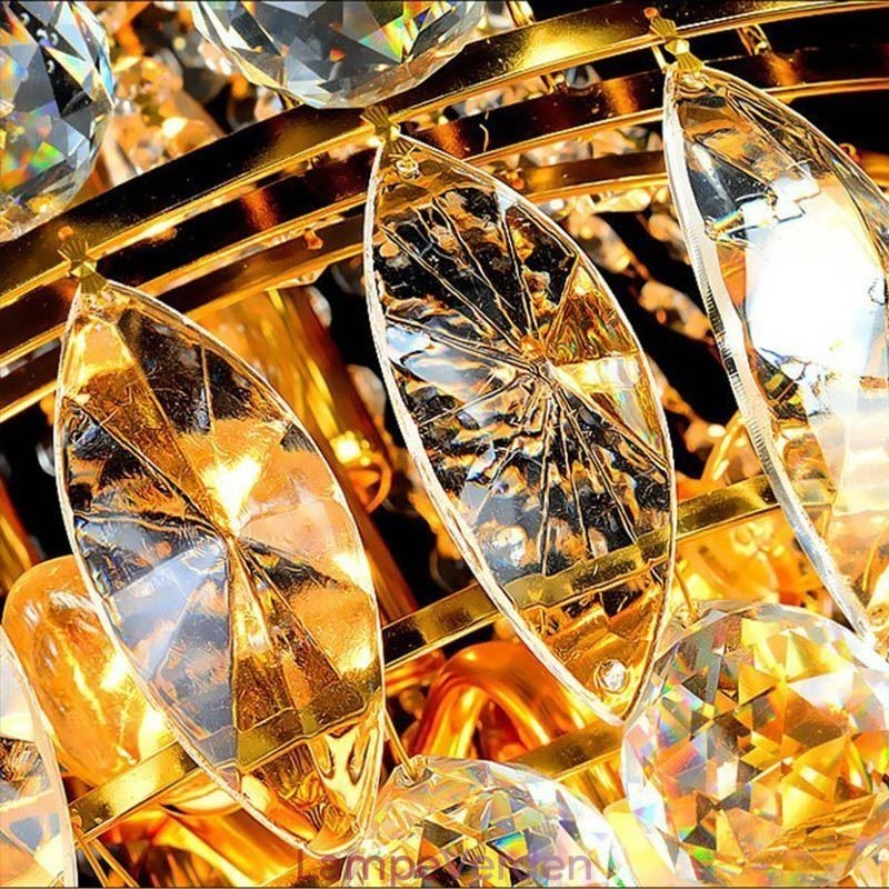 Europæisk Lang Pendant Krystal Lysekrone