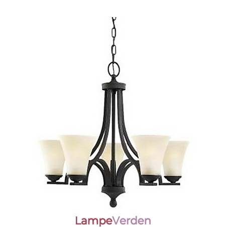 Traditionel klassisk maleri lysekrone