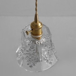 Blomster pendel Minimalistisk dekorativt glas lysarmatur