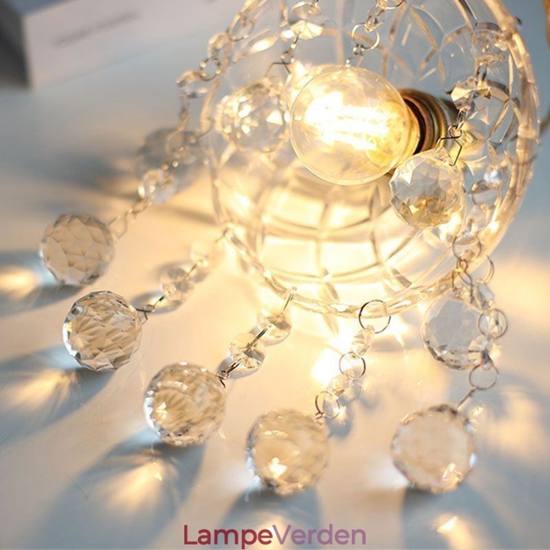 Moderne mini glas pendel lys 1 lys dekoration lysarmatur