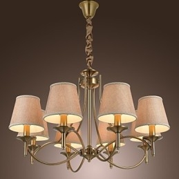 Moderne Moderne Traditionel Klassisk Rustik Lodge Country Island Vintage Messing Metal Lysekrone