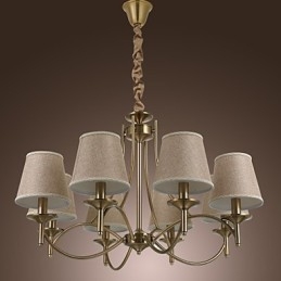 Moderne Moderne Traditionel Klassisk Rustik Lodge Country Island Vintage Messing Metal Lysekrone