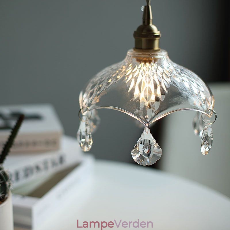 Moderne Minimalistisk Glas Pendel Lampe Single Light Pendel Light