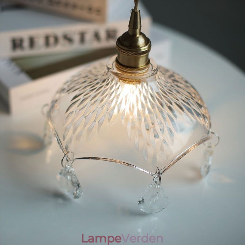 Moderne Minimalistisk Glas Pendel Lampe Single Light Pendel Light