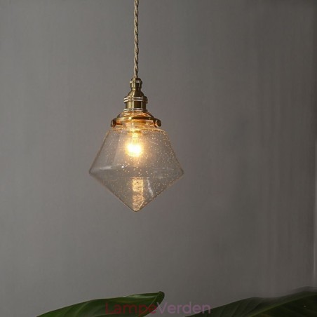 1 lys diamant glas pendel lys boble glas lys armatur 1 lys diamant glas pendel lys boble glas lys armatur