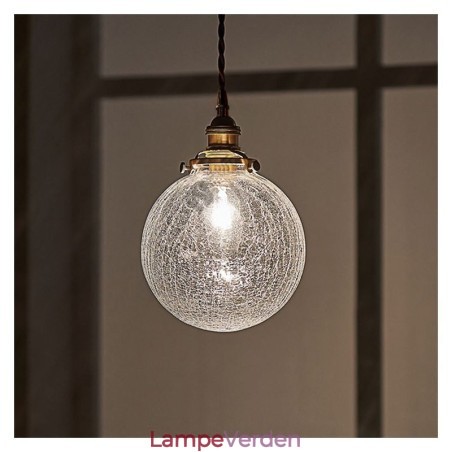 Glas Pendel Moderne Crackle Loftslampe Glas Pendel Moderne Crackle Loftslampe