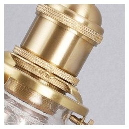 Glas Pendel Moderne Crackle Loftslampe