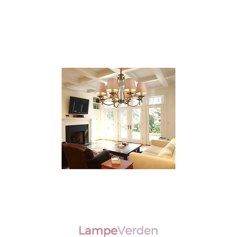 Moderne Moderne Traditionel Klassisk Rustik Lodge Country Island Vintage Messing Metal Lysekrone