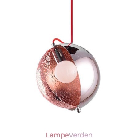 Moderne rosa guld pendant lys halvrund glas lampeskærm dekorativ lys cafe Moderne rosa guld pendant lys halvrund glas lampeskærm dekorativ lys cafe
