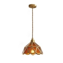 Retro glas loftslampe i japansk stil