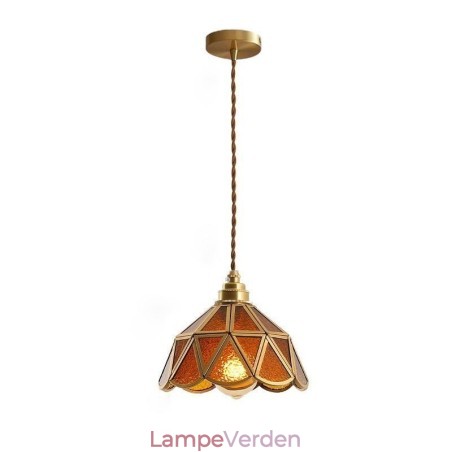 Retro glas loftslampe i japansk stil Retro glas loftslampe i japansk stil